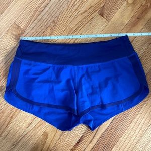 LULULEMON speed up shorts sz 4